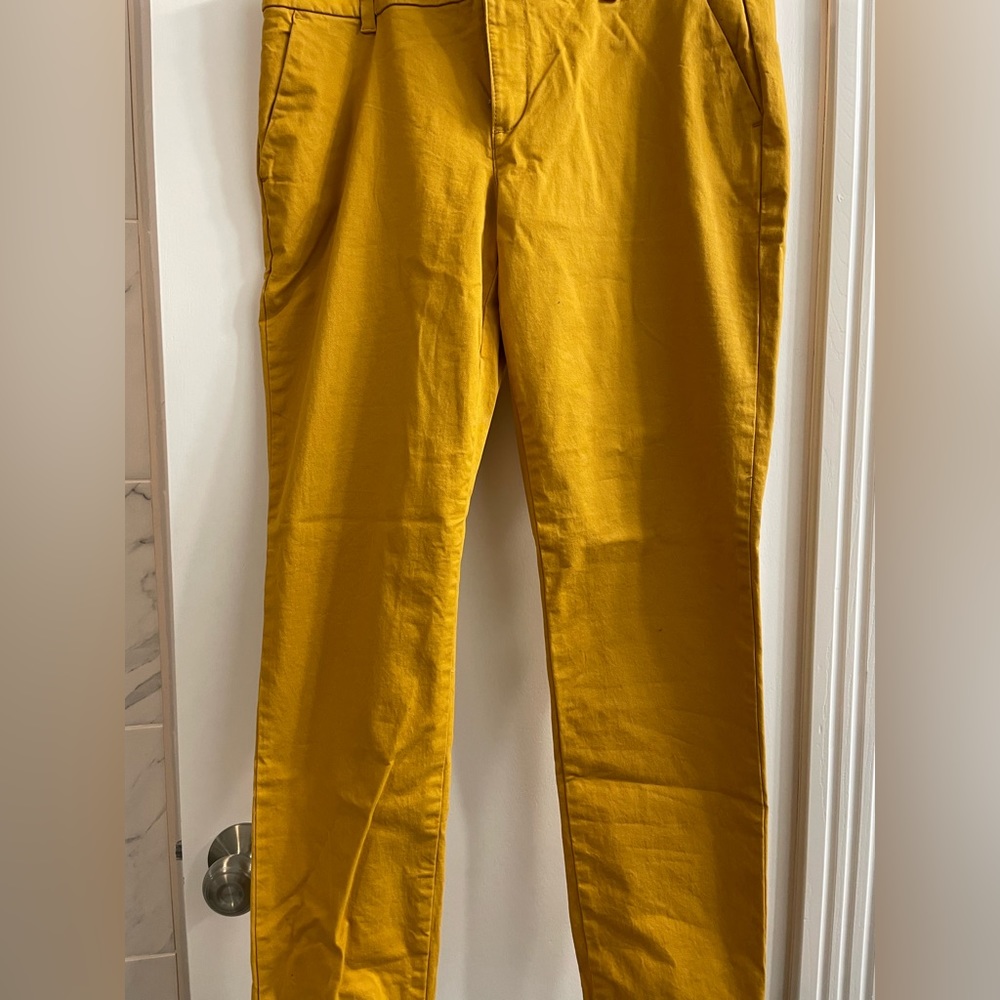 Tommy Hilfiger Mustard Yellow Slim Pants